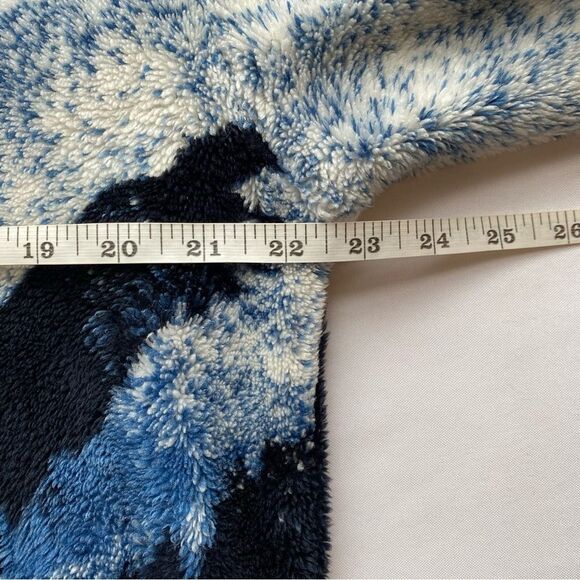 Rare Vintage OceanEast White/ Blue Eagle Fleece Jacket Size Medium - Picture 14 of 15